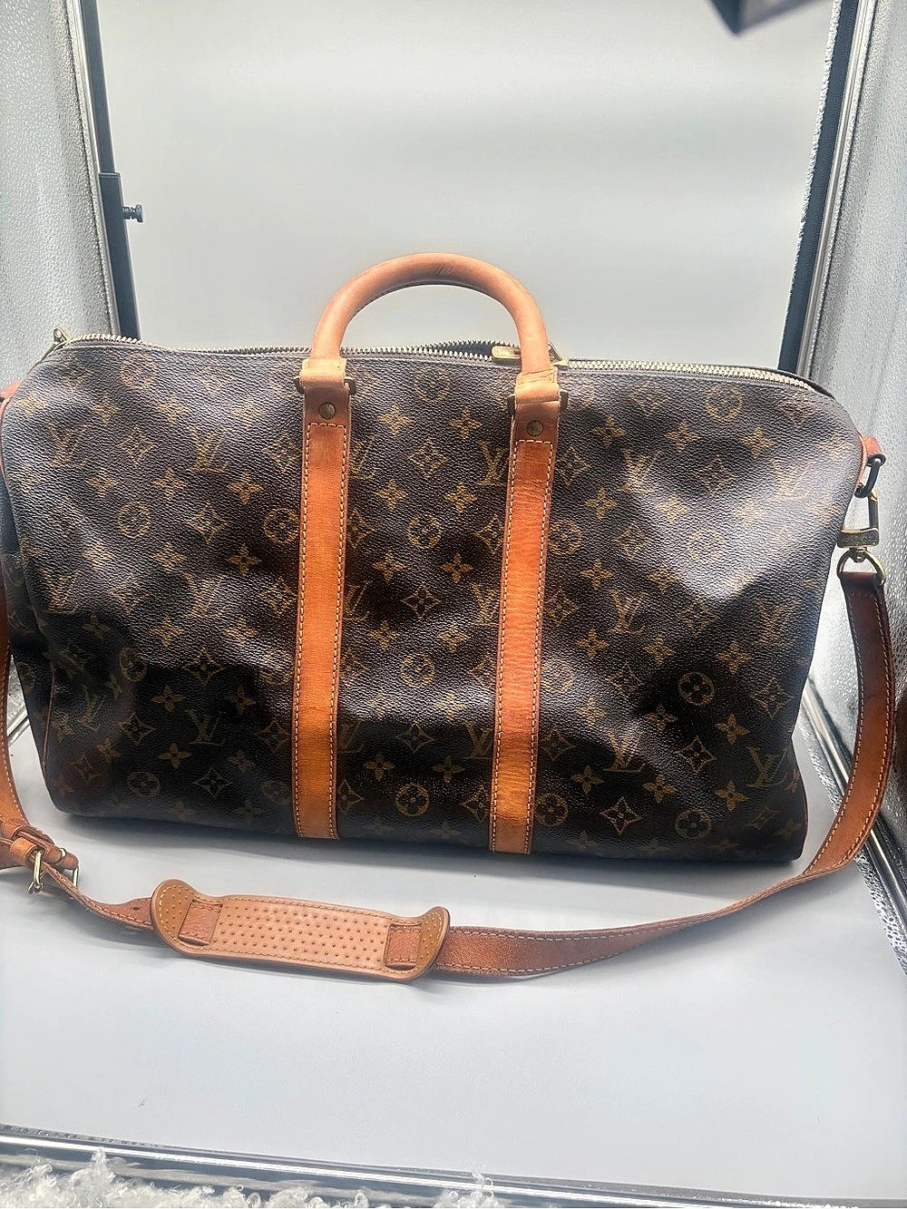 Louis Vuitton Keepall Bandoulière 45 Monogram Leather